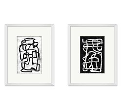 Connective Lines Framed Prints