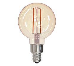 G16 Antique Globe Candelabra LED Bulb - Pack of 3