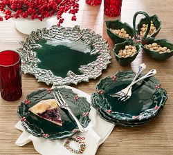 Holly Salad Plates - Set of 4