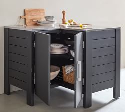 Malibu Metal Outdoor Kitchen Corner Cabinet (43")