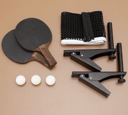 Turned-Leg Pool Table with Table Tennis Top