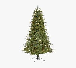 Lit New Hampshire Spruce Artificial Christmas Tree