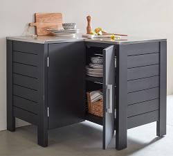 Malibu Metal Outdoor Kitchen Corner Cabinet (43")