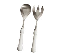 Marble Serving Utensils - Set of 2