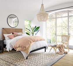 Monet Rattan Chair and Ottoman