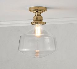 Schoolhouse Glass Flush Mount (11")