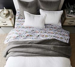 Velvet Channel Quilted Sham