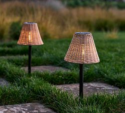 Woven Solar Pathway Light