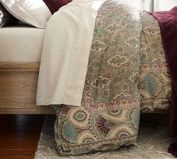 Wylie Paisley Print Cotton Duvet Cover &amp; Shams