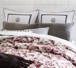 Velvet Channel Quilted Sham