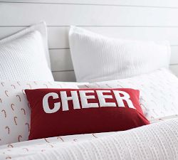 Christmas Cheer Applique Pillow Cover