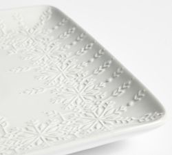 Fair Isle Embossed Rectangular Platter