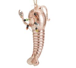 Lobster in Tangled Lights Ornament