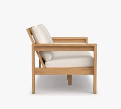 Malibu Teak Outdoor Sofa (77")