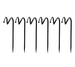 Wrought Iron Garden Hose Guards - Set of 6