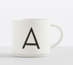 Mason Stoneware Stackable Alphabet Mug