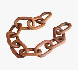 Oversized Recycled Wood Decorative Chain