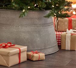 Antique Zinc Tree Collar