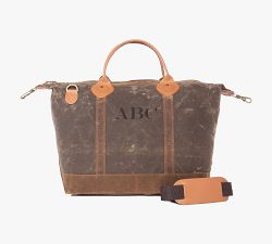 Brixton Waxed Canvas Weekender Bag &amp; Dopp Kit