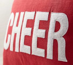 Christmas Cheer Applique Pillow Cover