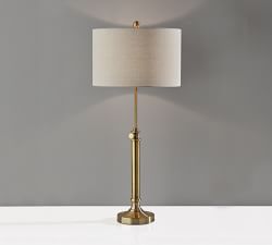 Fig Iron Adjustable Table Lamp (28")