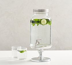 Mason Jar Glass Drink Dispenser