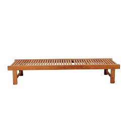 Neo Teak Outdoor Single Chaise Lounge