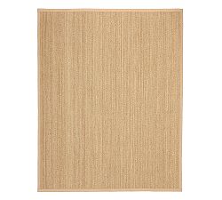 Open Box: Color-Bound Seagrass Rug (3" x 4") - Natural Border