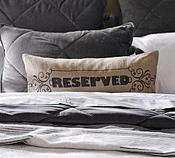 Reserved Lumbar Pillow Cover