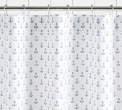 Anchor Printed Shower Curtain
