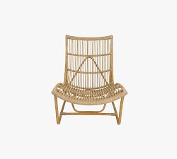 Michelangelo Rattan Outdoor Single Chaise Lounge
