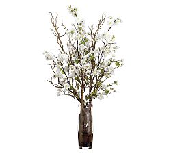 Faux Cherry Blossoms &amp; Twigs Mixed Arrangement