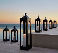 Open Box:  Premium Flickering Flameless Outdoor Pillar Candle