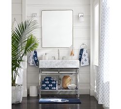 Anchor Printed Shower Curtain