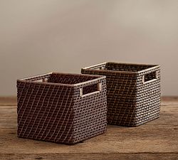 Clive Handwoven Tightweave Handled Utility Basket