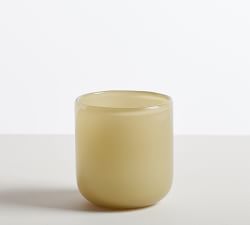 Modern Glass Candle Holder - Neutral