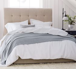 Belgian Linen Contrast Pillow Cover