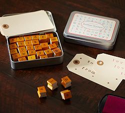 Cavallini &amp; Co. Lowercase Alphabet Rubber Stamp Set