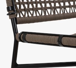Perkins Metal &amp; Rope Outdoor Dining Chairs - Set of 2
