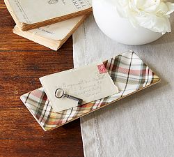 Plaid Tray