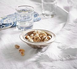 Rustic Metal Handcrafted Snack Bowl