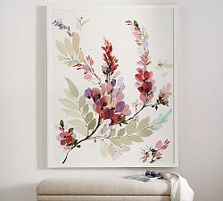 Wisteria Oversized Framed Canvas