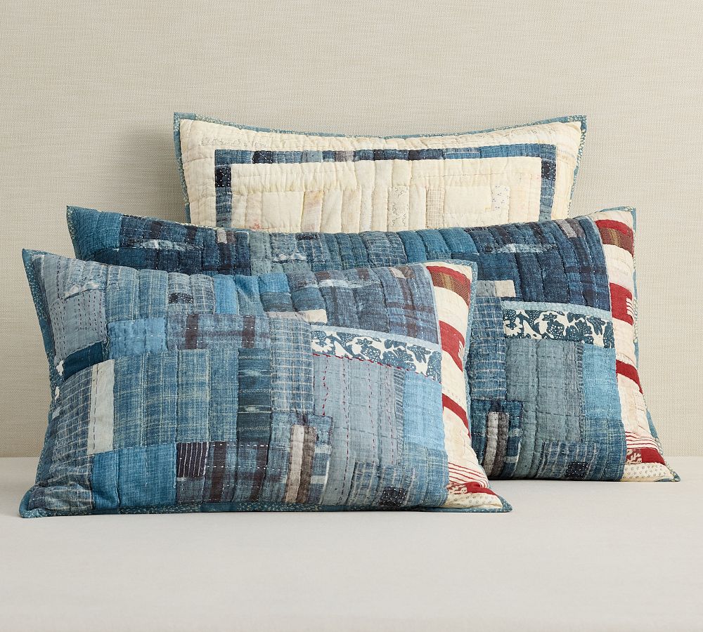 Americana Flag Reversible Quilted Sham by Pottery Barn