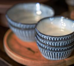 Colonnade Stoneware 16-Piece Double Bowl Dinnerware Set