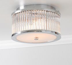 Danlyn Glass Rod Flushmount