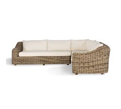 Dunemere Woven 3-Piece Outdoor Sectional (121.5")