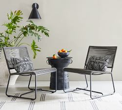 Sunbrella® Woven Triangles Outdoor Pillow