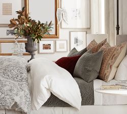 Wylie Paisley Print Cotton Duvet Cover &amp; Shams