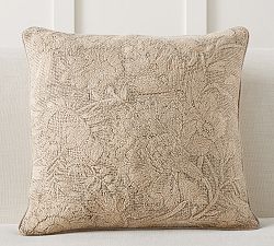 Bernadette Linen Embroidered Pillow Cover