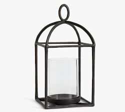 Open Box: Fallon Forged-Iron Outdoor Lantern